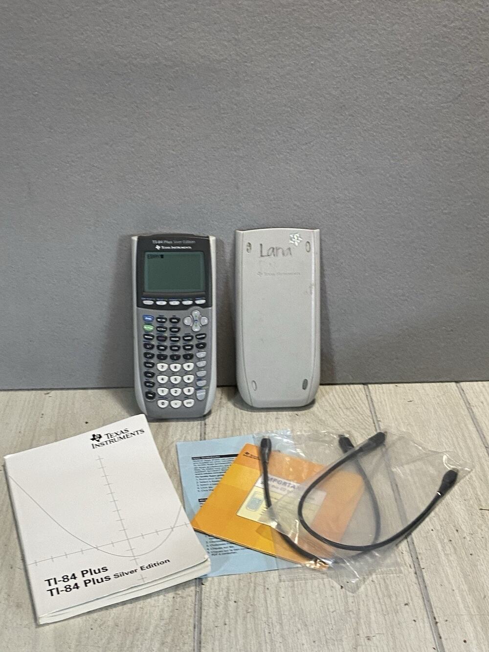 Texas Instruments TI-84 Plus Silver Edition Graphing Calculator SAT ACT AP Works